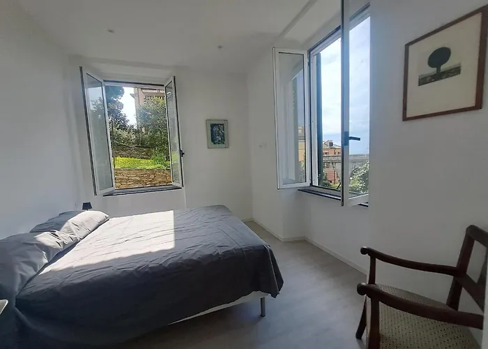 Design Flat With Parking, Appartement Bogliasco